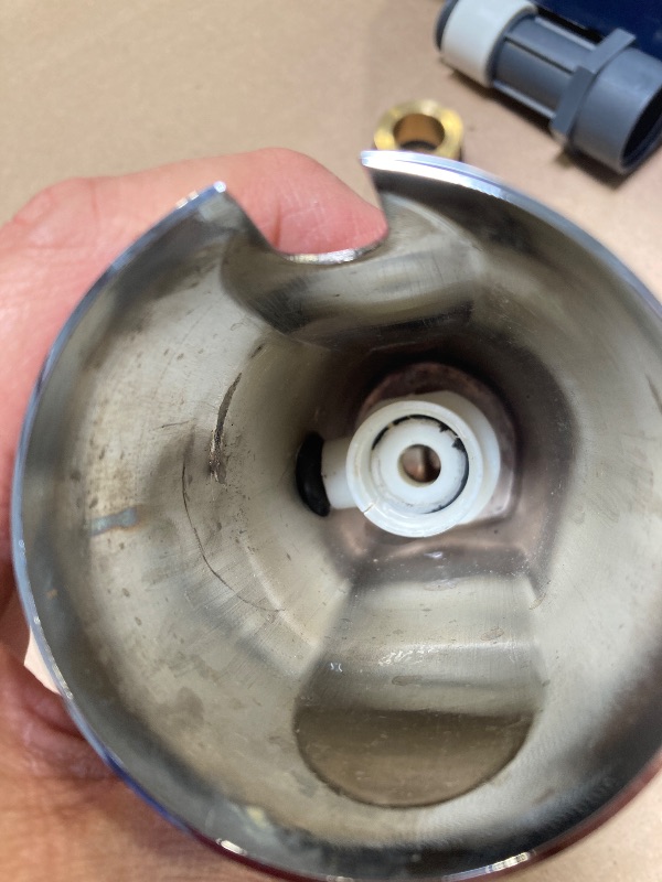 Photo 1 of Tub Spout with Diverter & Integrated Shower Hose Connection, Chrome Finish, Fits Threaded 1/2" or 3/4" IPS, Bathtub Faucet for Convenient Shower Access