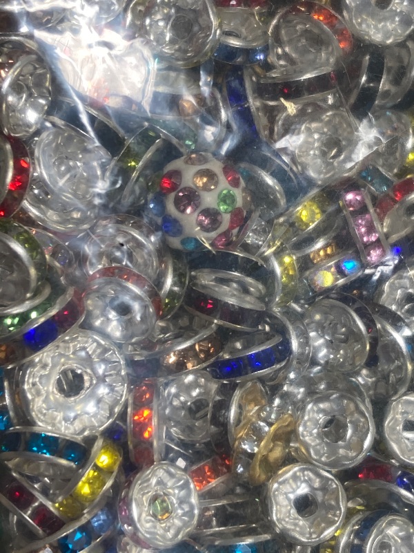 Photo 1 of   Rhinestone Beads Set,  for Jewelry Making, 