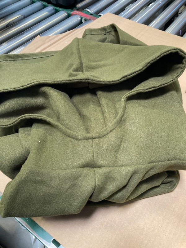 Photo 1 of JPXH Renaissance Hooded Cape Witch Cloak with Hood Medieval Halloween Costume-Green
