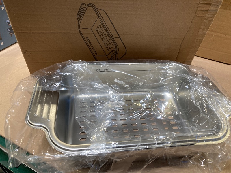 Photo 1 of 4 In 1 Collapsible Sink Colander for Kitchen Sink Food Grade 304 Stainless Steel Over the Sink Strainer Extend Kitchen Sink Drain Basket for Washing Vegetable Fruits,Dishes Kitchen Sink Drain Basket