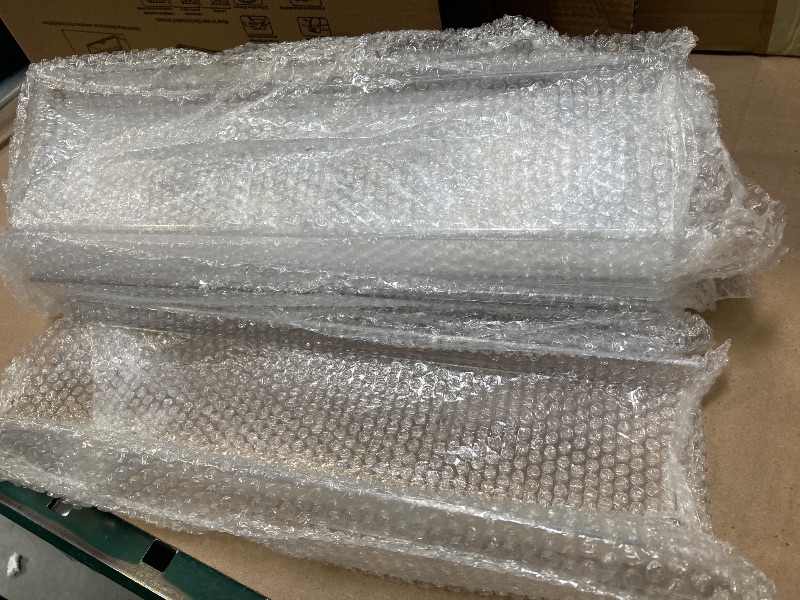 Photo 1 of 6 Pack Clear Acrylic Floating Shelves for Bathroom Bedroom With Adhesive and No Drilling,15" Renter Friendly Shelf and Wall Storage Organizer for Lego Display,for Funko Pop Shelves and Perfume Shelf