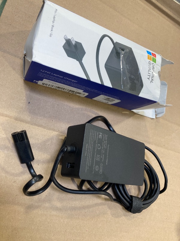 Photo 1 of 127W Microsoft Surface Book 3 Laptop Charger Also for 102W Surface Book 2, 1, Surface Laptop Studio 2, 1, Windows Surface Pro/Laptop/Go, 10FT Super Long Cable with Powerful Magnetic Plug and LED