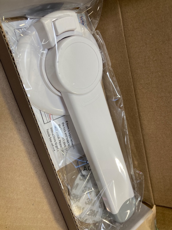 Photo 1 of Baby Toilet Lock by Wappa Baby - 9"L x 4"W - Ideal Baby Proof Toilet Lid Lock - No Tools Needed Easy Installation with 3M Adhesive - Top Safety Toilet Seat Lock - Fits Most Toilets - White (1 Pack)