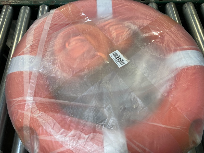 Photo 1 of 28/23 Inch Boat Safety Throw Ring Set, 98.4FT Floating Lifesaving Rope, 2.5/1.5 KG International Standard, Outdoor Professional Throwing Ring Rope Rescue Lifeguard Lifesaving
