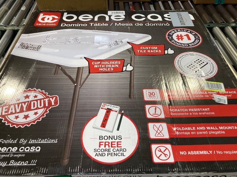 Photo 1 of Benecasa Blow Mold Domino Game Table
