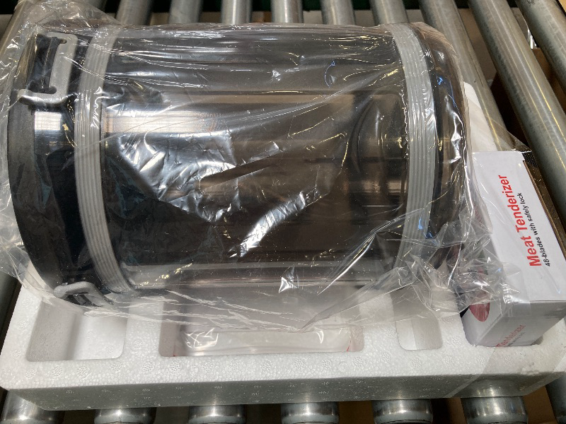 Photo 1 of 15 Minute Vacuum Tumbler Marinator for Meat Vegetable with Leak Proof Clip and Free Meat Tenderizer