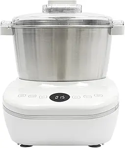 Photo 1 of Electric Dough Maker with Fermentation Function, 4.5Qt, Microcomputer Timer, 304 Stainless Steel, Face-up Touch Panel for Home & Commercial Use