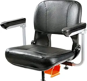Photo 1 of SuperHandy Upgraded Fully Padded Faux Leather Cushioned Seat, Back Rest, and Handles - For SuperHandy 3 Wheel Mobility Scooter (Seat with armrests only)