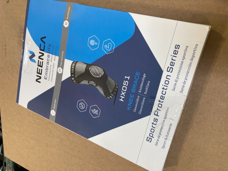 Photo 1 of 1pc---NEENCA Professional Knee Brace for Pain Relief, Medical Knee Support with Patella Pad & Side Stabilizers, Compression Knee Sleeve for Meniscus Tear, ACL, Joint Pain, Runner, Workout - FSA/HSA Eligible