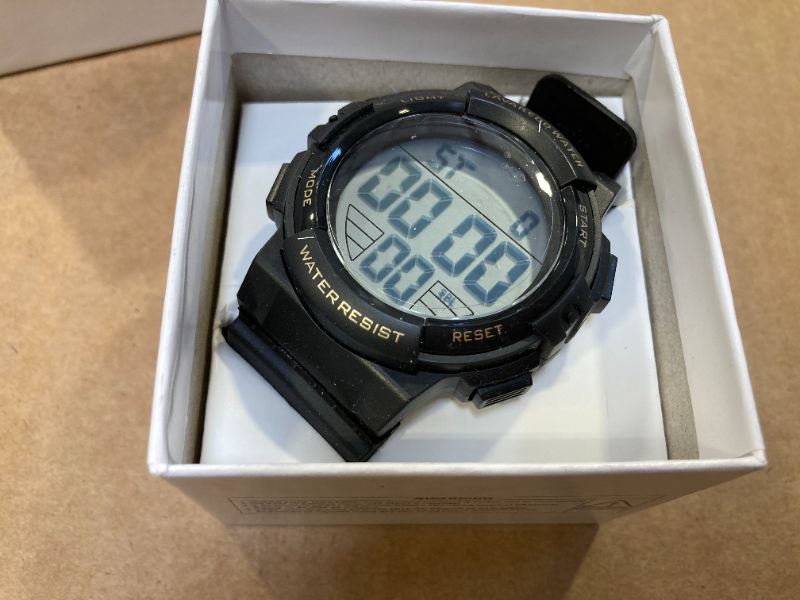 Photo 1 of Bomieux Mens Digital Watch, Sport Military Watches for Men Waterproof LED Screen Large Face Tactical Watch with Backlight Alarm Stopwatch Wrist Watch