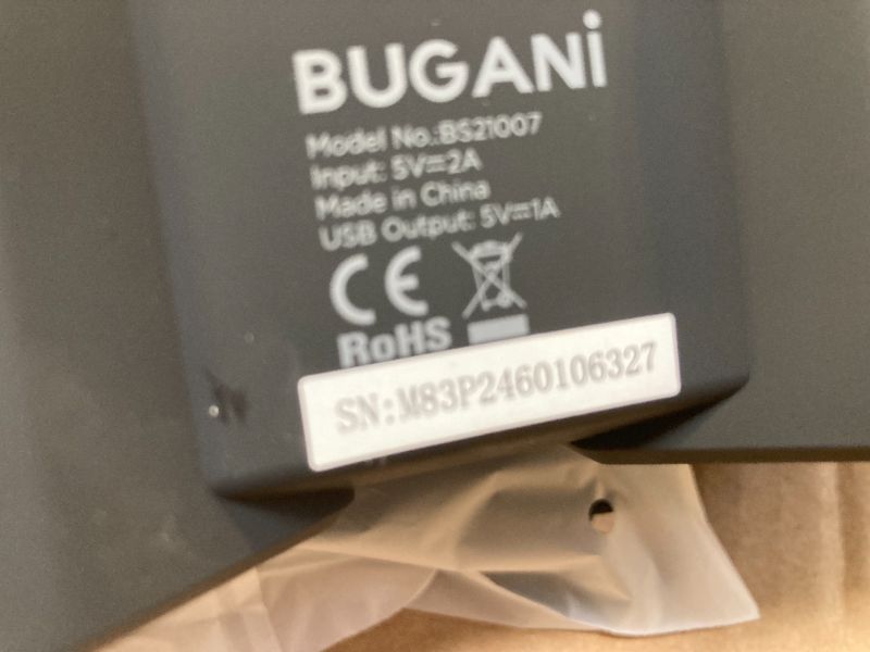 Photo 1 of BUGANI Bluetooth Speaker, Shock Portable Bluetooth Speaker, Bluetooth 5.3, Waterproof, Wireless Speakers, 60W Super Power, Outdoor Speaker, Black (New Model)