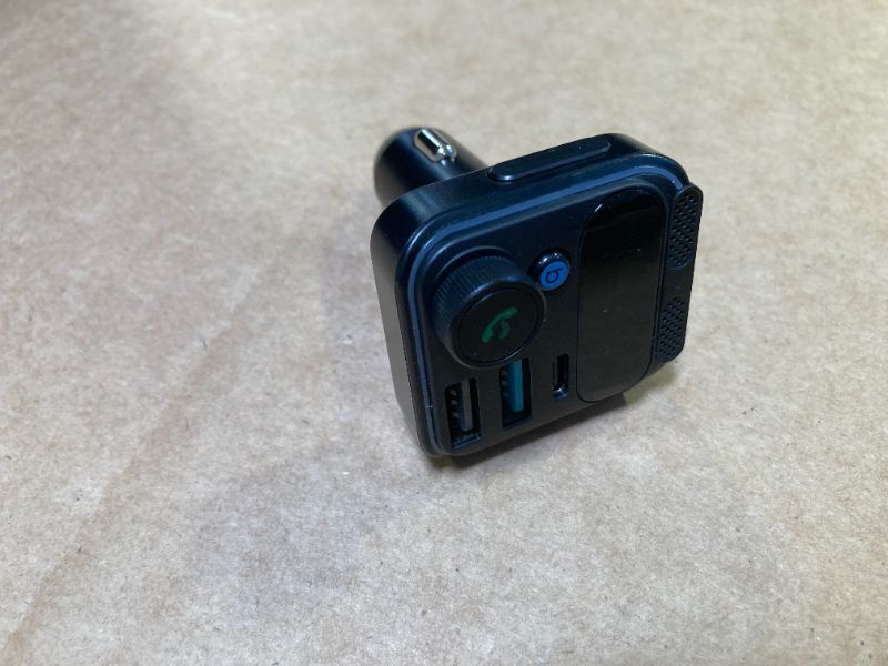 Photo 1 of JOYROOM Bluetooth 5.3 FM Transmitter Car Adapter [Stronger Dual Mics & HiFi Deep Bass Sound] 48W PD & QC 3.0 USB C Car Charger Cigarette Lighter Adapter Hands-Free Calling Radio Support USB Drive