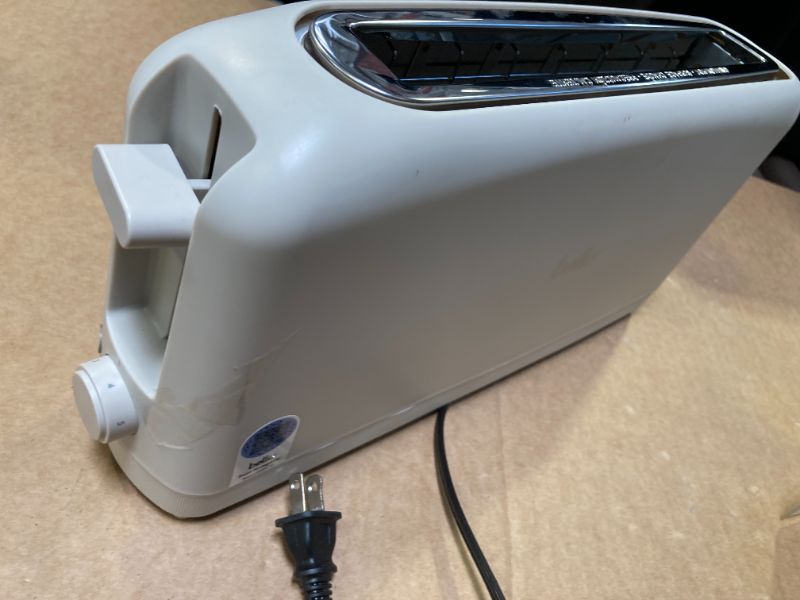 Photo 1 of bella 2 Slice Slim Toaster, Fits-anywhere™ Kitchenware, 6 Setting Shade Control with Reheat & Cancel Buttons, Removable Crumb Tray, 10” Long Slot, Anti Jam & Auto Shutoff, 900 Watt, Oatmilk