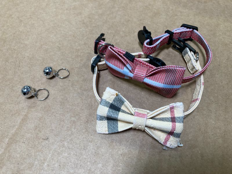 Photo 1 of  Cat Collars - Plaid Bow Tie 