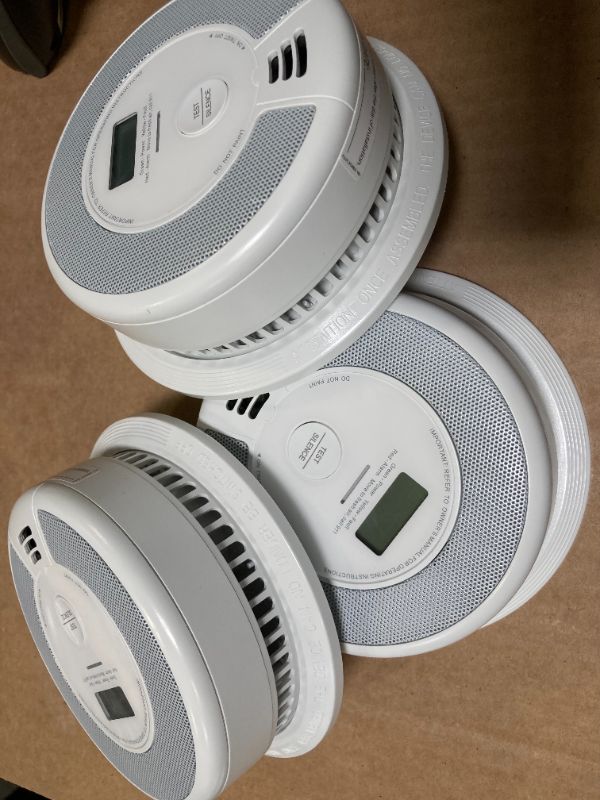 Photo 1 of X-Sense Wireless Interconnected Combination Smoke and Carbon Monoxide Detector with LCD Display & 10-Year Battery, Over 820 ft Transmission Range, 3-Pack