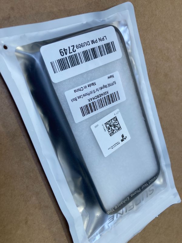 Photo 1 of SUPFINE Magnetic for iPhone 15 Case (Compatible with MagSafe) (Military Grade Drop Protection) Slim Translucent Matte Shockproof with Anti-Fingerprint Phone Case, Black