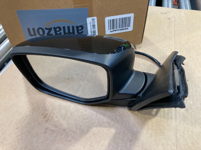 Photo 1 of Lqito Left Driver side Mirror Fits 2013-2017 Honda Accord Sedan/Coupe with Power Glass without Heated without turn signals without Blind Spot Match Crystal Black Pearl Replace 76258T2FA11(3Pins)