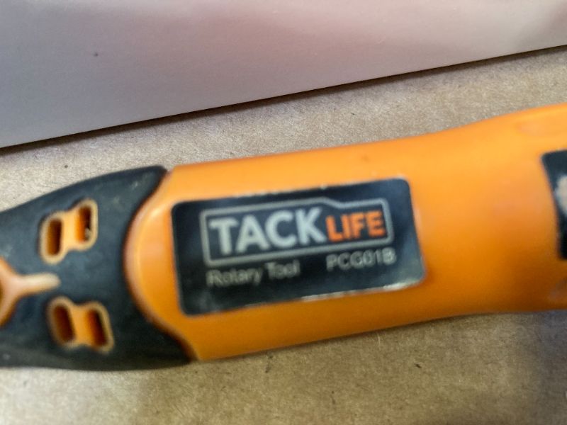 Photo 1 of TACKLIFE 3.7V Li-on Cordless Rotary Tool with  Rotary Accessories
