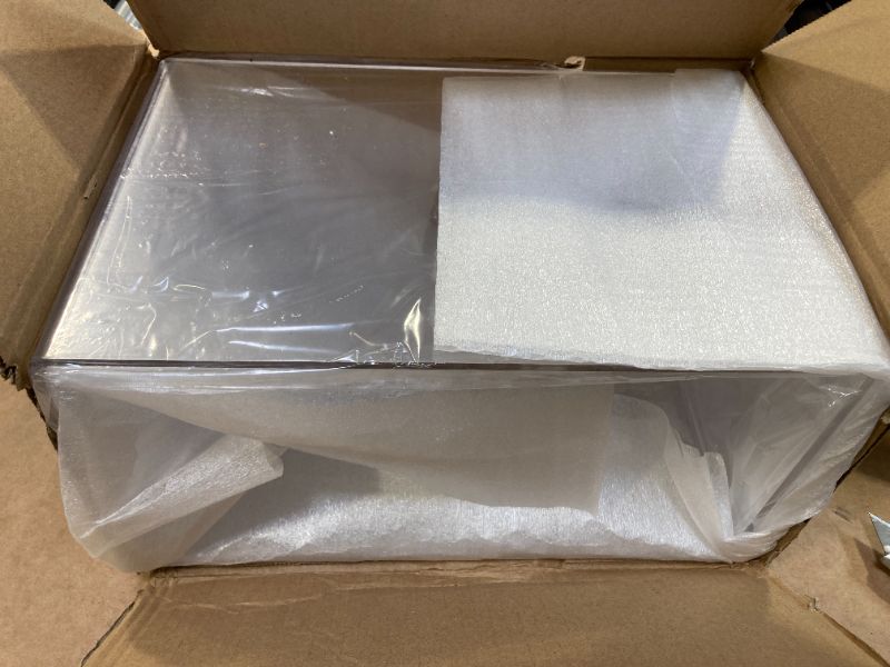 Photo 1 of 2 PC of 12'' Extra Large 5mm Thickness Clear Acrylic Risers, Acrylic Display Risers Shelf Showcase Fixtures for Jewelry, Display Stand for Amiibo Funko POP Figures, Cupcakes, Food Display, Cabinet- (12''x7.75''x6'', 2 sets