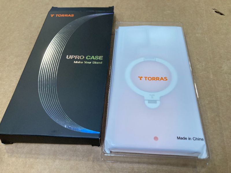 Photo 1 of TORRAS 360° Spin Magnetic Stand for Samsung Galaxy S24 Ultra Case, Fit for Magsafe, Hard PC S24 Ultra Phone Case with Kickstand & Ring Holder, Transparent Clear