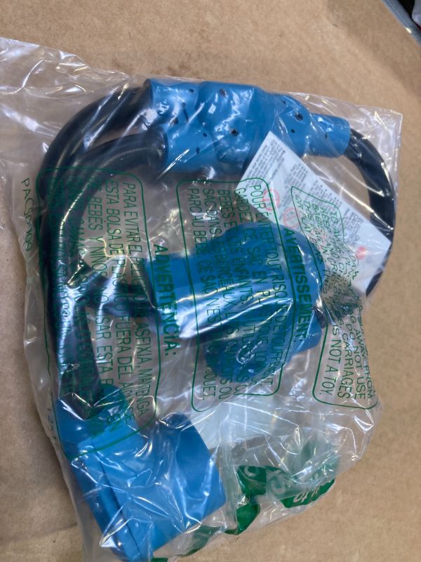 Photo 1 of Elecan 30 Amp Dryer/EV Y Splitter Adapter Cord 2 Ft Blue, 3 Prong NEMA 10-30P to 2x 10-30R for Power Extension Outlet Plug & Level 2 EV Charging Tesla, Heavy-Duty, STW, Waterproof, 10 AWG 125/250V-ETL