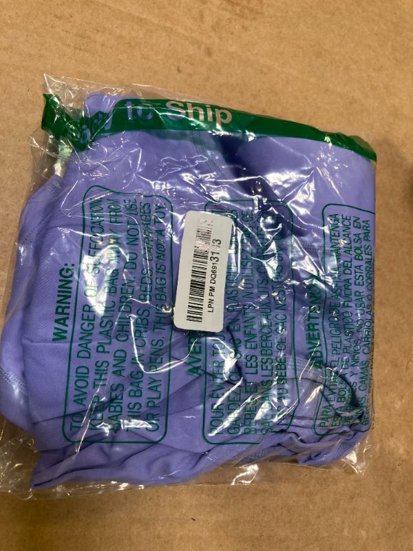 Photo 1 of M    MAGCOMSEN Womens Compression Leggings with Pockets 7/8 Tummy Control High Waisted Workout Yoga Pants Purple Blue, M