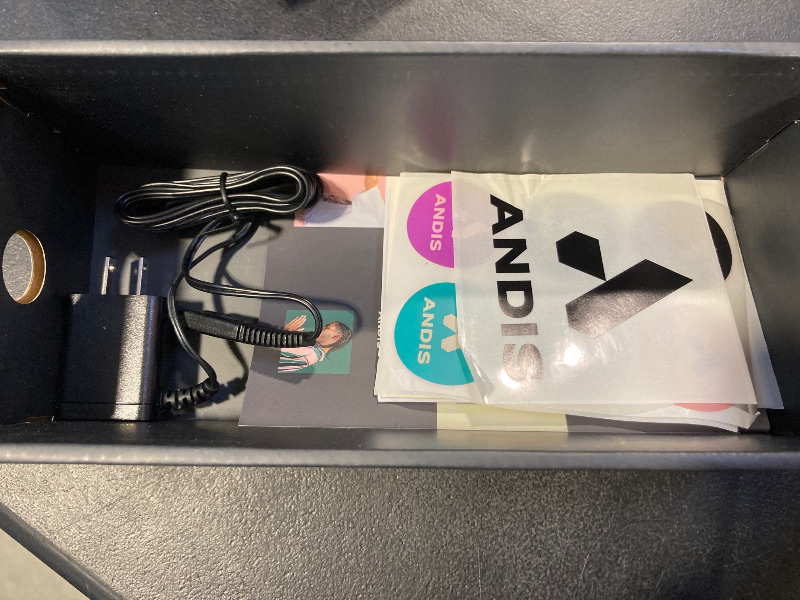 Photo 1 of Andis TS-2 17255 Pro Foil Lithium Titanium Foil Shaver, Cord/Cordless, Smooth Shaving Cordless Shaver with Charger, Black