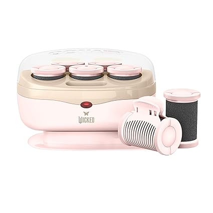 Photo 1 of Wicked Glinda Hot Roller Set by Conair - Hot Rollers for Long, Medium, and All Hair - Hair Curler - Hair Roller Clips Included - 1 1/2-inch Rollers