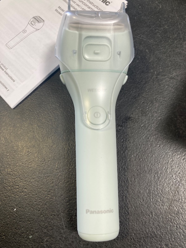 Photo 1 of Panasonic Electric Razor for Women, Cordless 3-Blade Shaver with Pop-Up Trimmer, Wet Dry Operation - ES-AWL6AG (Mint)