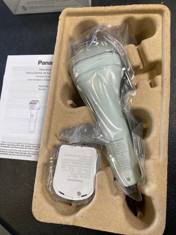 Photo 1 of Panasonic Electric Razor for Women, Cordless 3-Blade Shaver with Pop-Up Trimmer, Wet Dry Operation - ES-AWL6AG (Mint)