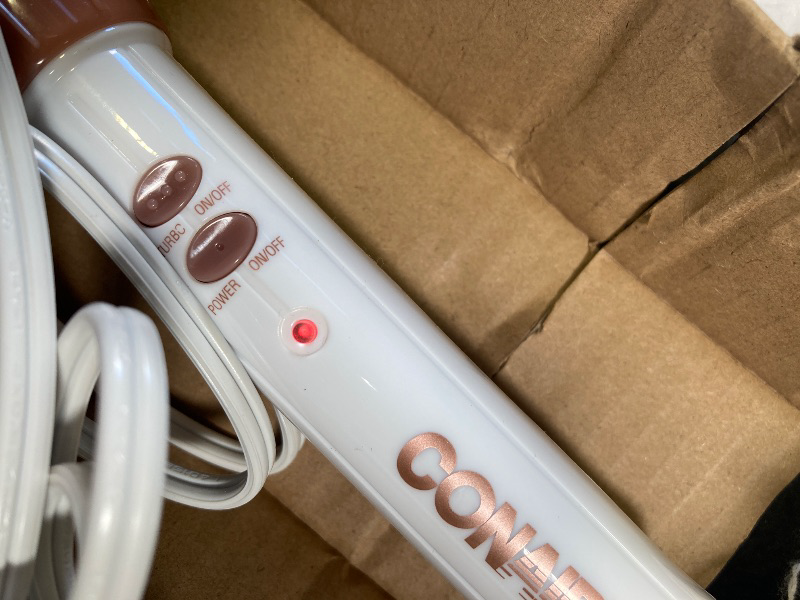 Photo 1 of Conair Double Ceramic 1 1/2-Inch Curling Iron, 1 ½ inch barrel produces soft waves – for use on medium and long hair