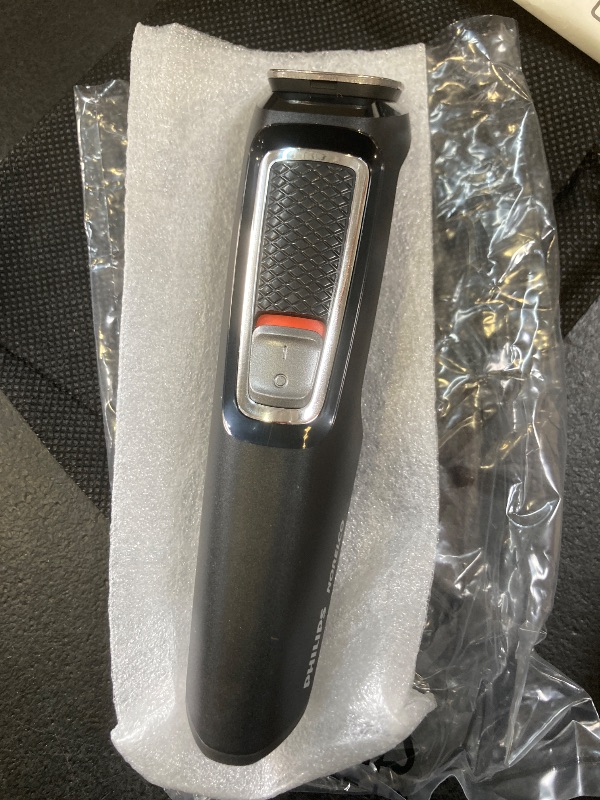 Photo 1 of Philips Norelco Multigroom 3000 Series, All-in-One Trimmer, Beard Trimmer and Hair Clipper, 15-Piece Men's Grooming Kit for Head, Beard, Face, Nose, Ears, No Blade Oil Needed, Soft Pouch, MG3770/40