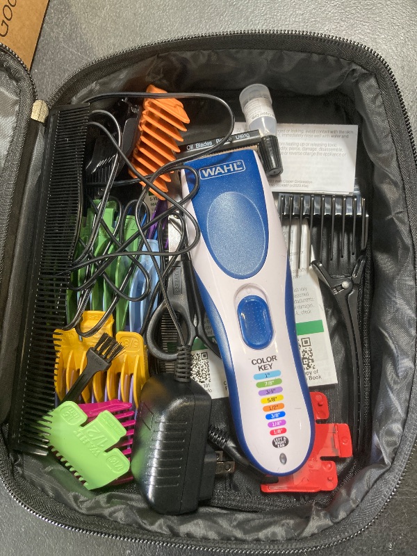 Photo 1 of Wahl Color Pro Cordless Rechargeable Hair Clipper & Trimmer – Easy Color-Coded Guide Combs
