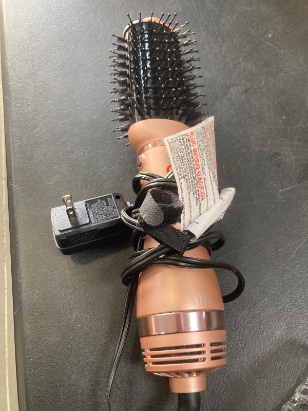 Photo 1 of CHI Volumizer 4-in-1 Blowout Brush, Hair Dryer for Smooth, Silky & Shiny Hair, Four Interchangeable Attachments for Versatile Styling, Rose Gold