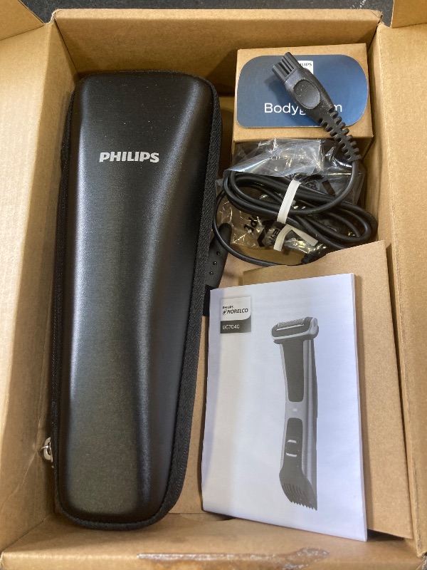 Photo 1 of Philips Bodygroom 7000 Series, Showerproof Groin and Body Trimmer for Men, Precise Body Grooming, Adjustable Comb, Safe Even Below The Belt, 80 Min