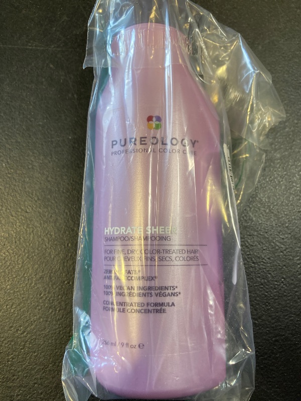 Photo 1 of Pureology Hydrate Sheer Nourishing Shampoo | For Fine, Dry Color Treated Hair | Sulfate-Free | Silicone-Free | Vegan