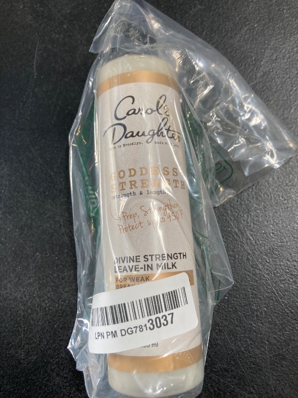 Photo 1 of Carol's Daughter Leave In Conditioner, 8.5 Fluid Ounces, Goddess Strength Divine Strength Hair Milk with Castor Oil for Weak, Wavy, Coily and Curly Hair