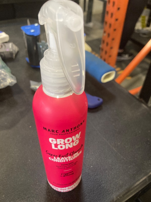 Photo 1 of Marc Anthony Leave-In Conditioner Spray & Detangler, Grow Long Biotin - Anti-Frizz Deep Conditioner For Split Ends & Breakage - Vitamin E, Caffeine & Ginseng for Curly, Dry & Damaged Hair