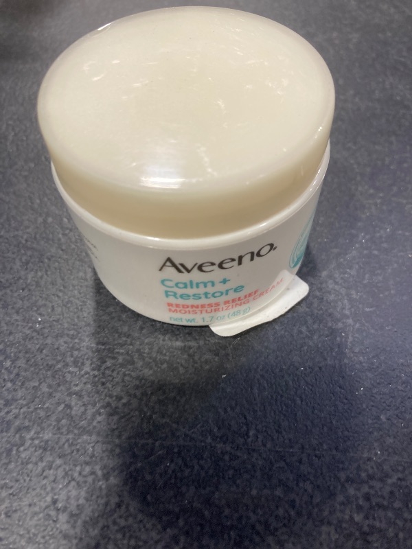 Photo 1 of Aveeno Calm + Restore Oat Gel Facial Moisturizer for Sensitive Skin, Fast-Absorbing, Soothing Lightweight Gel Cream with Prebiotic Oat & Feverfew, Fragrance-Free & Hypoallergenic, 1.7 oz