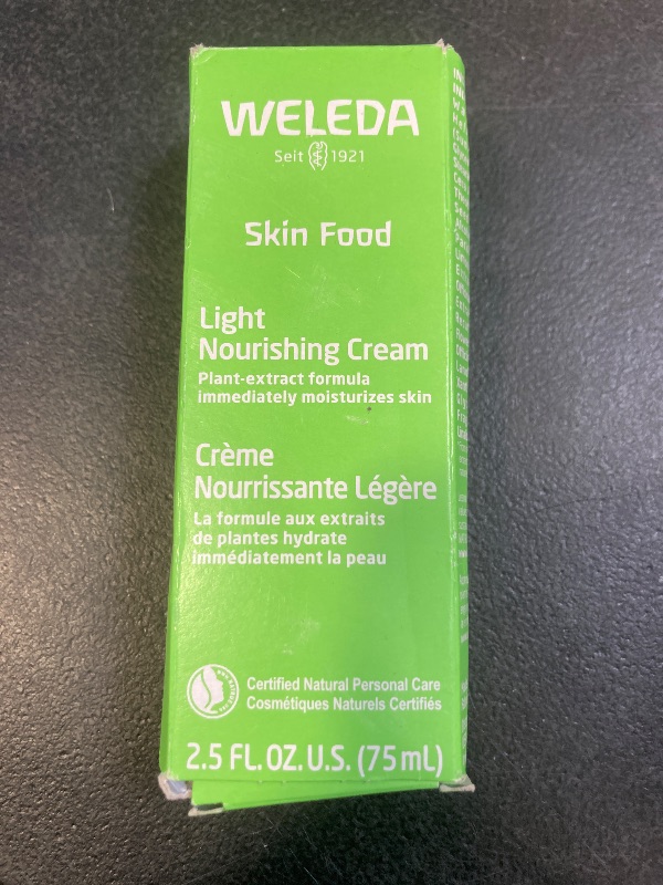 Photo 1 of Weleda Skin Food Light Nourishing Body Cream 2.5 Fluid Ounce, Plant Rich Hydrating Moisturizer with Chamomile, Calendula and Pansy