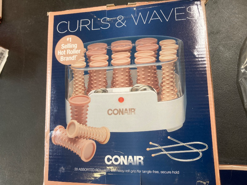 Photo 1 of 2X - Conair Curls & Waves Multi-Sized Rollers - 20 ct