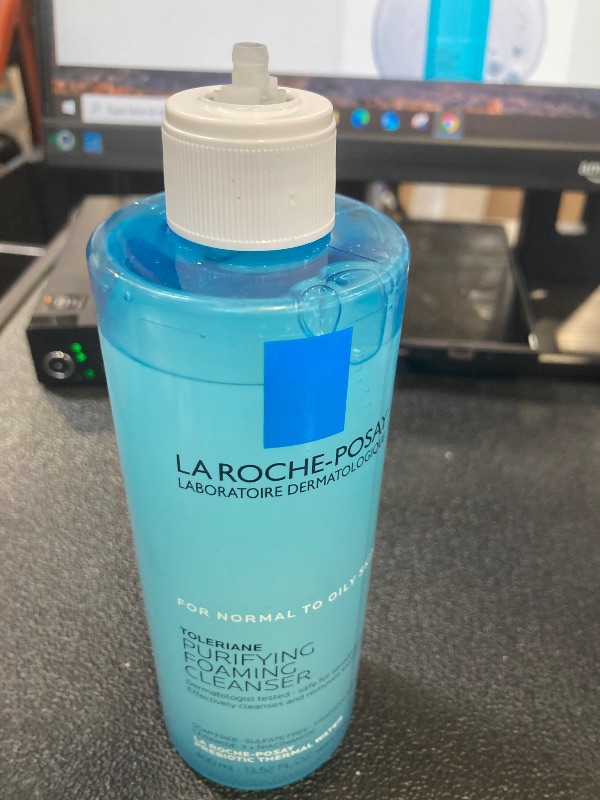 View 2 of La Roche-Posay Toleriane Purifying Foaming Facial Cleanser, Oil Free Face Wash for Oily Skin with Niacinamide, Pore Cleanser Won’t Dry Out Skin, Unscented
