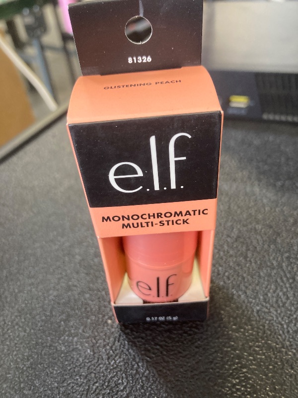 Photo 1 of E.l.f. Cosmetics Monochromatic Multi Stick in Glistening Peach - Vegan and Cruelty-Free Makeup