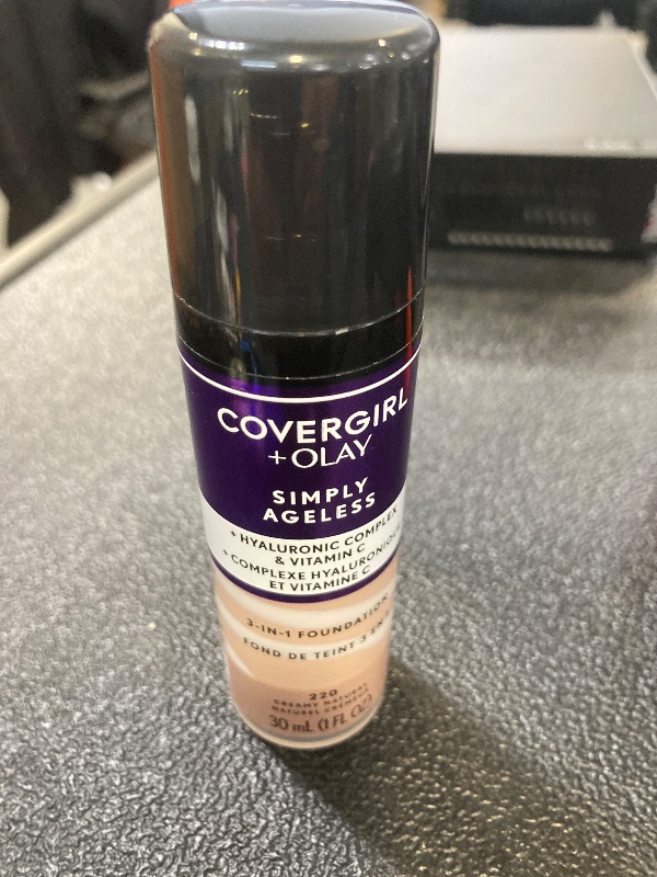 Photo 1 of CoverGirl +Olay Simply Ageless 3in1 Foundation 220 Creamy Natural 1.0oz