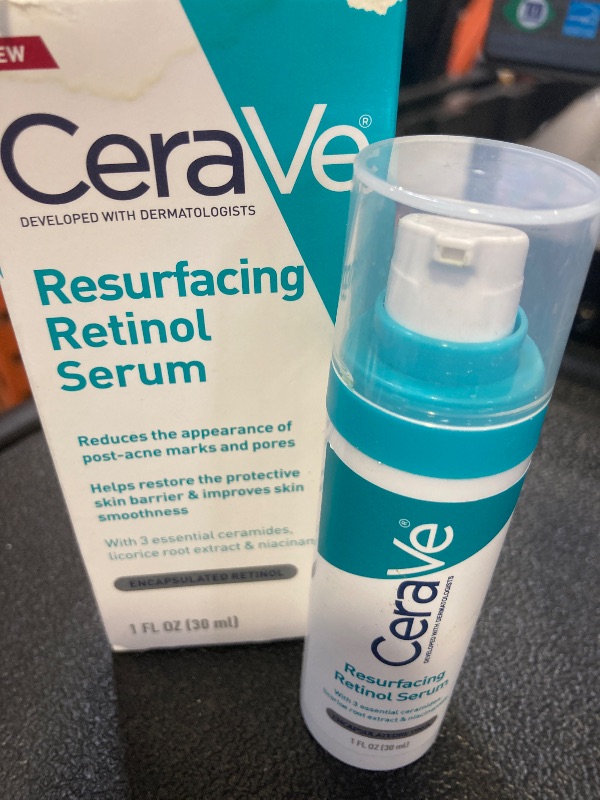 Photo 1 of CeraVe Resurfacing Retinol Serum for Post-Acne Marks and Skin Texture (1 Fl. Oz.)