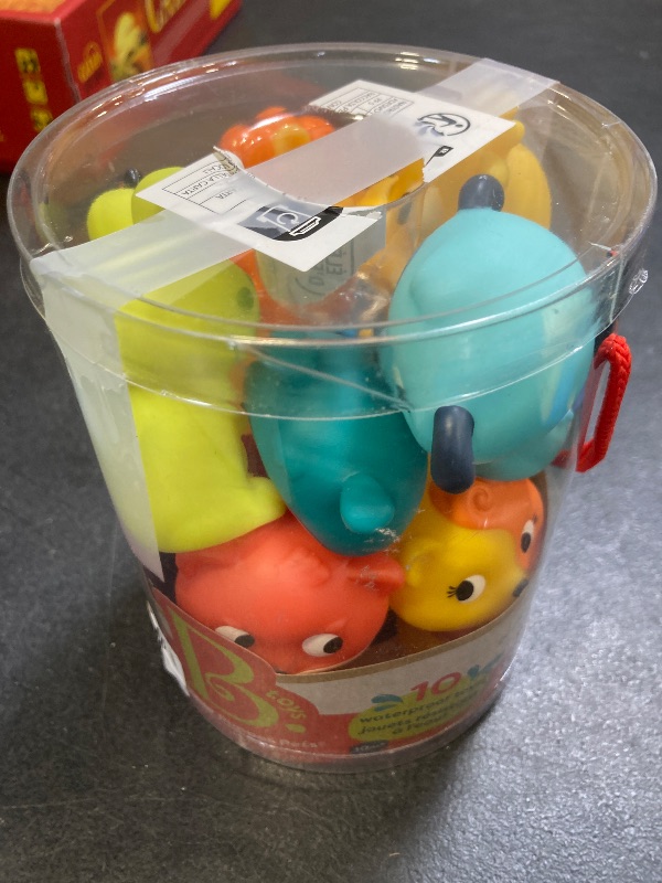 Photo 1 of B. toys B. – 10 Finger Puppets – Animal Finger Puppets – Fox, Panda, Hippo, Giraffe, Dog – Lion, Cat, Frog, Elephant, Owl – 10 Months + – Pinky Pals Crew