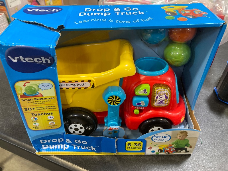Photo 1 of VTech Drop and Go Dump Truck, Yellow