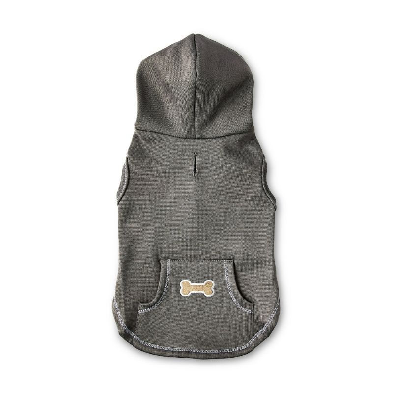 Photo 1 of Vibrant Life Kanga Pocket Dog Hoodie, Gray, XS