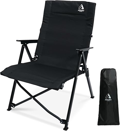 Photo 1 of Folding Camping Chair - Portable Lightweight Design, 300lbs Heavy-Duty Capacity, Compact Foldable Outdoor Chair for Adults