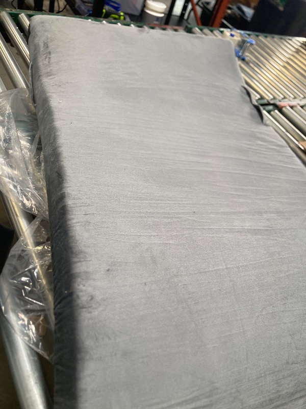 Photo 1 of Memory Foam Camping Mattress 2.5 inch, Single Portable Roll Up Camping Sleep Topper with Waterproof and Non-Slip Bottom, Camping Car Mat with Travel Bag, 75"×30"×2.5", Grey